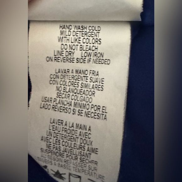 Serengeti Royal Blue Minimalist Chic Sleeveless Tank Top Size Large - Picture 9 of 9